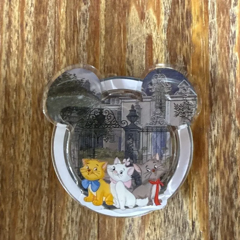 Magnetic Marie the Aristocat Themed Mickey Ears Pop Up Phone Grip